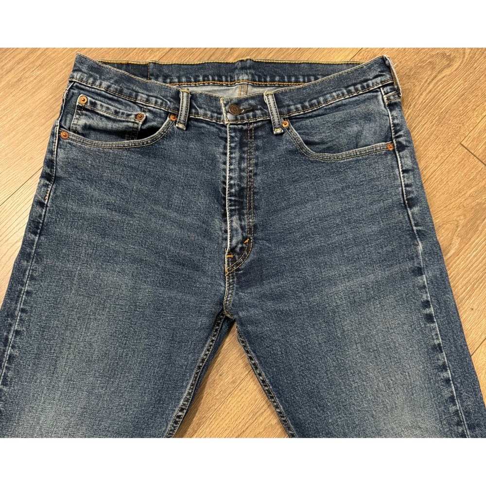 Levis 505 Regular Fit Straight Leg Mens Jeans Blue Medium Wash 36x32 00505-2221